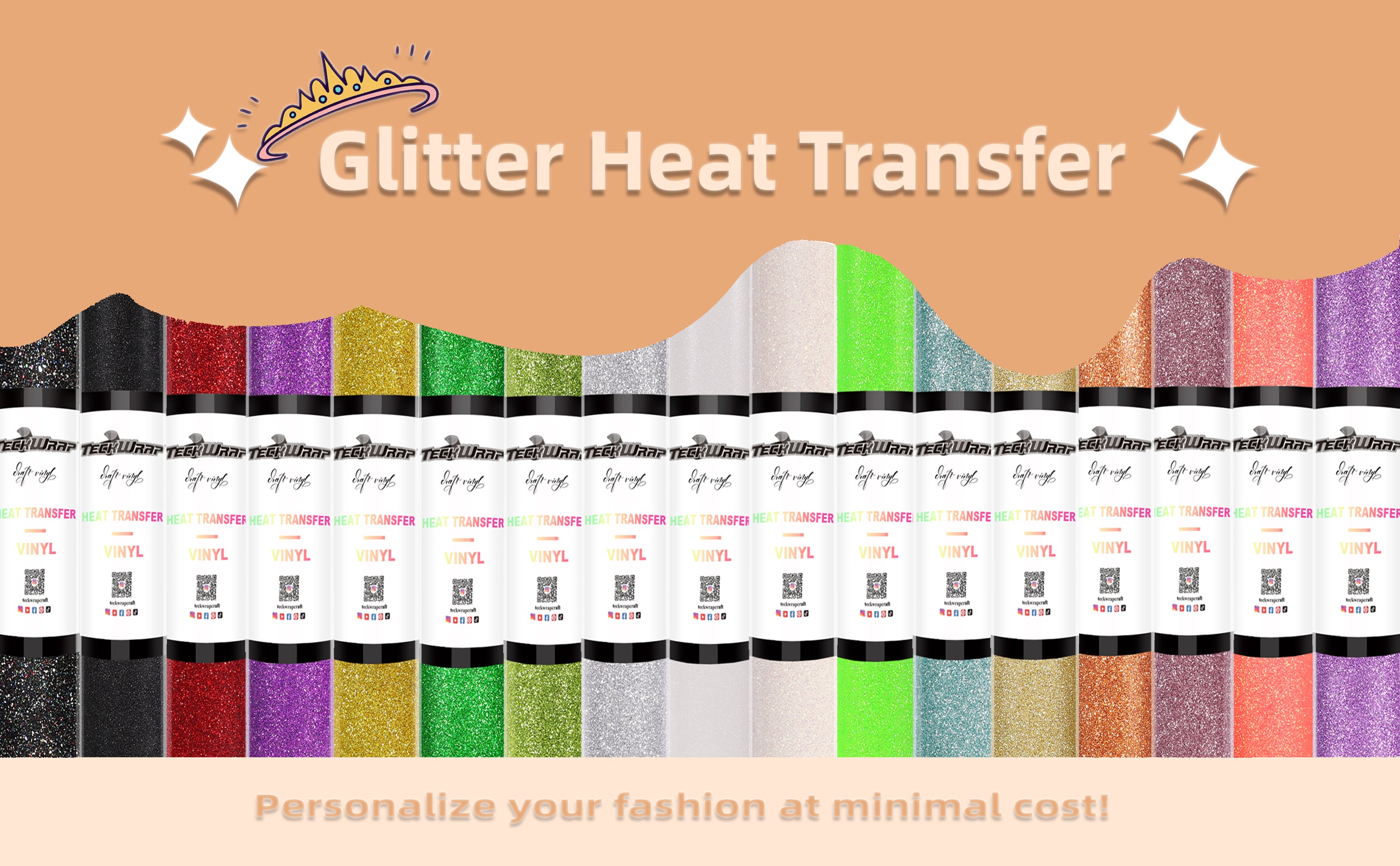 Glitter Heat Transfer Vinyl