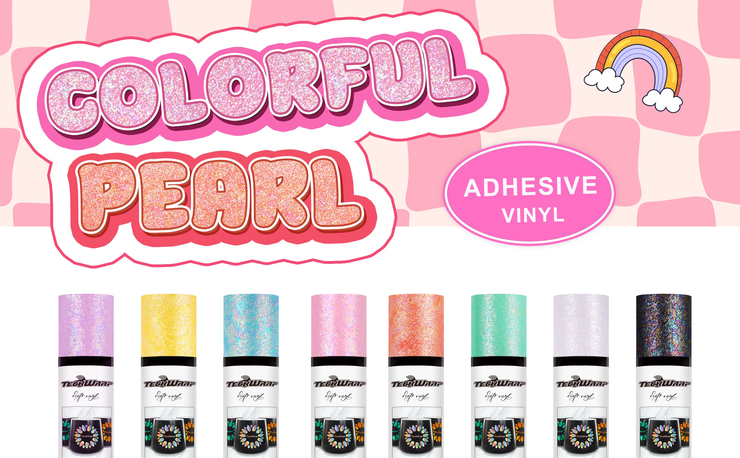 Colorful Pearl Adhesive Vinyl