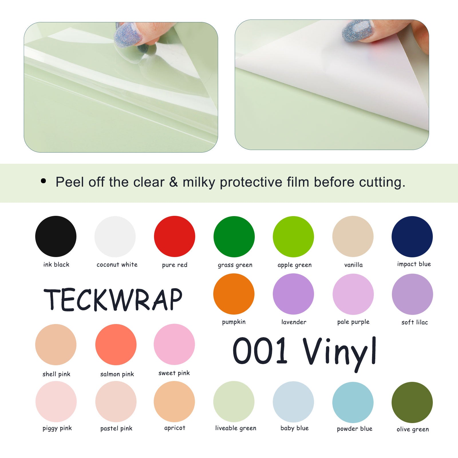 001M Series Adhesive Vinyl (Matte)